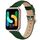 Cinturino in vera pelle per Samsung Galaxy Fit3 Slim (verde pino)