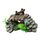 GT149 Tartaruga in resina Lettino da arrampicata Stump Hideaway House Sunback Table
