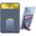 AhaStyle PT133-H Porta carte di credito Porta carte di credito Organizzatore Porta carte (Blu scuro)