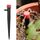 50 pz FH-118 13 cm Regolabile 8 Fori Spina di Terra Gocciolatore Sistema di Irrigazione del Giardino Ugello di Irrigazione (Red Hat)