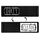 Magnete per lavastoviglie Clean Dirty Sign Magnete per frigorifero a doppia faccia (nero-bianco e nero)