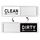 Magnete per lavastoviglie Clean Dirty Sign Magnete per frigorifero a doppia faccia(Silver Love) Magnete per lavastoviglie Clean Dirty Sign Magnete per frigorifero a doppia faccia(Silver Love)