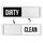 Magnete per lavastoviglie Clean Dirty Sign Magnete da frigorifero a doppia faccia (caratteri ruvidi in bianco e nero argento) Magnete per lavastoviglie Clean Dirty Sign Magnete da frigorifero a doppia faccia (caratteri ruvidi in bianco e nero argento)