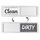Magnete per lavastoviglie Clean Dirty Sign Magnete per frigorifero a doppia faccia (Pizzo argento bianco grigio) Magnete per lavastoviglie Clean Dirty Sign Magnete per frigorifero a doppia faccia (Pizzo argento bianco grigio)