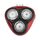 Per testina integrale per rasoio Philips serie AT/PT con lame a doppio strato HQ8 (rosso) Per testina integrale per rasoio Philips serie AT/PT con lame a doppio strato HQ8 (rosso)
