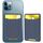 AhaStyle PT133-A-S Custodia per carte adesiva in silicone per telefono cellulare (blu)
