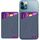 Custodia per carte adesiva in silicone AhaStyle PT133-C-S (blu)