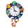Orologio da cartone animato per bambini Sussidi didattici fatti a mano fai-da-te Decorazione natalizia (stile cartone animato casuale) Orologio da cartone animato per bambini Sussidi didattici fatti a mano fai-da-te Decorazione natalizia (stile cartone animato casuale)