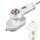 Spina europea per indumenti antiscottatura mini ferro da stiro pieghevole rotante da 30 W (bianco) Spina europea per indumenti antiscottatura mini ferro da stiro pieghevole rotante da 30 W (bianco)