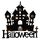 Castle 4.5V Halloween Glowing Hanging Lights Decorazione per feste