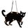 Decorazione natalizia per feste con luci sospese incandescenti di Halloween Black Cat 4.5V Decorazione natalizia per feste con luci sospese incandescenti di Halloween Black Cat 4.5V