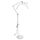 Lampada di bellezza a LED mezza luna per manicure, sopracciglia, tatuaggi, ciglia, luce di riempimento, spina americana (bianca)