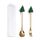 Set di forchette e cucchiai da dessert natalizi da 2 pezzi/pacco, stoviglie portatili a forma di simpatico cartone animato, stile: albero di Natale rotondo dorato Set di forchette e cucchiai da dessert natalizi da 2 pezzi/pacco, stoviglie portatili a forma di simpatico cartone animato, stile: albero di Natale rotondo dorato