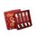 Set regalo da tavola natalizio con cucchiaio in acciaio inossidabile da 4 pezzi / confezione, colore: scatola natalizia argento Set regalo da tavola natalizio con cucchiaio in acciaio inossidabile da 4 pezzi / confezione, colore: scatola natalizia argento