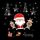 Decorazione della finestra di Natale Poster Adesivi murali in vetro con Babbo Natale Alce Fiocco di neve, Stile: SD-05 30x90 cm