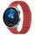 Per Huawei Watch GT3 Pro 43 mm 20 mm fori cinturino in silicone traspirante con punti 3D (rosso) Per Huawei Watch GT3 Pro 43 mm 20 mm fori cinturino in silicone traspirante con punti 3D (rosso)