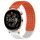 Per Huawei Watch GT3 42mm 20mm Fori Cinturino in silicone traspirante con punti 3D (arancione + bianco) Per Huawei Watch GT3 42mm 20mm Fori Cinturino in silicone traspirante con punti 3D (arancione + bianco)