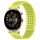 Per Huawei Watch GT3 42mm 20mm Fori Cinturino in silicone traspirante con punti 3D (verde lime)