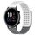 Per Honor MagicWatch2 42mm 20mm Fori Cinturino in silicone traspirante con punti 3D (bianco + grigio) Per Honor MagicWatch2 42mm 20mm Fori Cinturino in silicone traspirante con punti 3D (bianco + grigio)