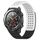 Per Huawei Watch 2 cinturino in silicone traspirante con punti 3D con fori da 20 mm (bianco + nero) Per Huawei Watch 2 cinturino in silicone traspirante con punti 3D con fori da 20 mm (bianco + nero)