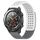 Per Huawei Watch 2 Cinturino in silicone traspirante con punti 3D con fori da 20 mm (bianco + grigio) Per Huawei Watch 2 Cinturino in silicone traspirante con punti 3D con fori da 20 mm (bianco + grigio)