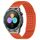 Per Huawei Watch GT3 SE cinturino in silicone traspirante con punti 3D con fori da 22 mm (arancione)