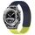 Per Huawei Watch Ultimate cinturino in silicone traspirante con punti 3D con fori da 22 mm (blu notte + verde lime) Per Huawei Watch Ultimate cinturino in silicone traspirante con punti 3D con fori da 22 mm (blu notte + verde lime)