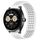 Per Huawei Watch Buds Cinturino in silicone traspirante con punti 3D con fori da 22 mm (bianco) Per Huawei Watch Buds Cinturino in silicone traspirante con punti 3D con fori da 22 mm (bianco)
