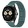 Per Huawei Watch Buds cinturino in silicone traspirante con punti 3D con fori da 22 mm (verde oliva) Per Huawei Watch Buds cinturino in silicone traspirante con punti 3D con fori da 22 mm (verde oliva)
