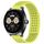 Per Huawei Watch Buds, cinturino in silicone traspirante con punti 3D, fori da 22 mm (verde lime)