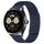 Per Huawei Watch Buds Cinturino in silicone traspirante con punti 3D con fori da 22 mm (blu notte)