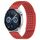 Per Huawei Watch GT3 46mm 22mm Fori Cinturino in silicone traspirante con punti 3D (Rosso) Per Huawei Watch GT3 46mm 22mm Fori Cinturino in silicone traspirante con punti 3D (Rosso)