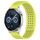 Per Huawei Watch GT3 46mm 22mm Fori Cinturino in silicone traspirante con punti 3D (verde lime)