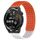 Per Huawei Watch GT Runner cinturino in silicone traspirante con punti 3D da 22 mm (arancione + bianco)