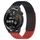 Per Huawei Watch GT Runner cinturino in silicone traspirante con fori da 22 mm e puntini 3D (nero + rosso)
