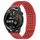 Per Huawei Watch GT Runner cinturino in silicone traspirante con punti 3D con fori da 22 mm (rosso)