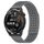 Per Huawei Watch GT Runner cinturino in silicone traspirante con fori da 22 mm e puntini 3D (grigio)