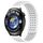 Per Huawei Watch 4 cinturino in silicone traspirante con punti 3D con fori da 22 mm (bianco) Per Huawei Watch 4 cinturino in silicone traspirante con punti 3D con fori da 22 mm (bianco)