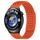 Per Huawei Watch 4 cinturino in silicone traspirante con punti 3D con fori da 22 mm (arancione)