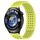 Per Huawei Watch 4 cinturino in silicone traspirante con punti 3D con fori da 22 mm (verde lime)
