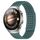 Per Huawei Watch 4 Pro Cinturino in silicone traspirante con punti 3D da 22 mm (verde oliva)