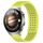 Per Huawei Watch 4 Pro Cinturino in silicone traspirante con punti 3D con fori da 22 mm (verde lime)