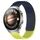 Per Huawei Watch 4 Pro Cinturino in silicone traspirante con punti 3D con fori da 22 mm (blu notte + verde lime) Per Huawei Watch 4 Pro Cinturino in silicone traspirante con punti 3D con fori da 22 mm (blu notte + verde lime)