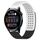 Per Huawei Watch 3 cinturino in silicone traspirante con punti 3D con fori da 22 mm (bianco + nero) Per Huawei Watch 3 cinturino in silicone traspirante con punti 3D con fori da 22 mm (bianco + nero)