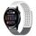 Per Huawei Watch 3 Cinturino in silicone traspirante con punti 3D con fori da 22 mm (bianco + grigio) Per Huawei Watch 3 Cinturino in silicone traspirante con punti 3D con fori da 22 mm (bianco + grigio)
