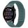 Per Huawei Watch 3 Cinturino in silicone traspirante con punti 3D con fori da 22 mm (verde oliva)