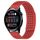 Per Huawei Watch 3 cinturino in silicone traspirante con punti 3D con fori da 22 mm (rosso) Per Huawei Watch 3 cinturino in silicone traspirante con punti 3D con fori da 22 mm (rosso)