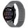 Per Huawei Watch 3 cinturino in silicone traspirante con punti 3D con fori da 22 mm (grigio)