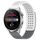 Per Huawei Watch 3 Pro Cinturino in silicone traspirante con punti 3D da 22 mm (bianco + grigio)