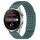 Per Huawei Watch 3 Pro Cinturino in silicone traspirante con punti 3D con fori da 22 mm (verde oliva)